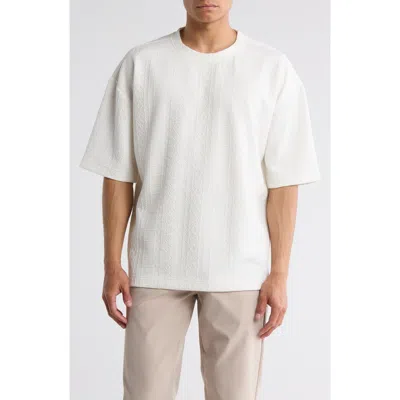 Fleece Factory Geometric Jacquard T-shirt