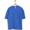 Fleece Factory Geometric Jacquard T-shirt In Blue