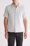 Fleece Factory Honeycomb Short Sleeve Button-up Shirt
