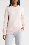 Fleece Factory Nantucket Crewneck Sweatshirt In Salmon Pink