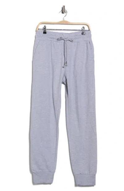 Fleece Factory Tie Waist Boyfriend Joggers In Gray