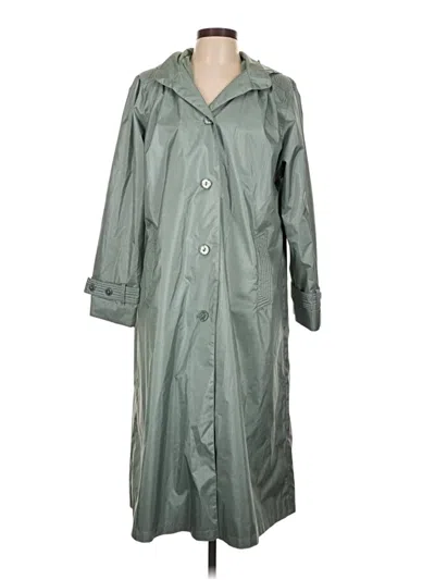Pre-owned Fleet Street Raincoat In Green