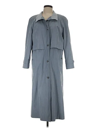Pre-owned Fleet Street Trenchcoat In Gray