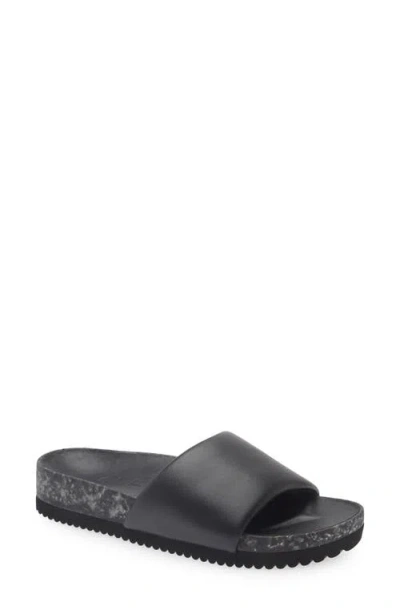 Fleks East Beach Slide Sandal In Black