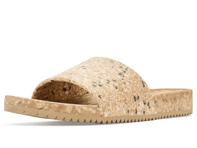 Fleks East Beach Slides Sandals Morning Coffee : In Brown