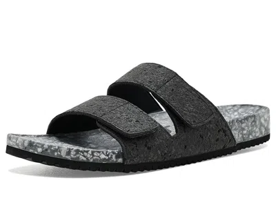 Fleks Riviera Slides Sandals Nightfall : In Black
