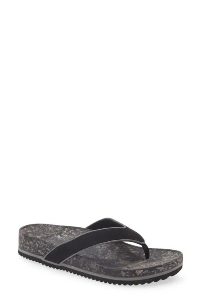 Fleks West Beach Flip Flop In Black