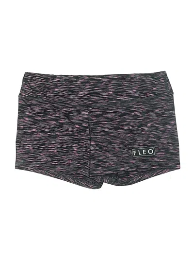 Pre-owned Fleo Athletic Shorts In Purple