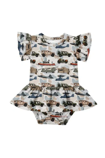 Fletch Babies'  Brave 2.0 Bodysuit Twirl In Animal Print