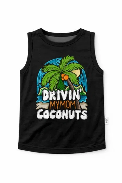 Fletch Babies'  Drivin' My Mom Coconuts Tank In Black