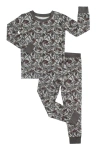 Fletch Hidden Camo 2 Piece Pajama Set In Gray