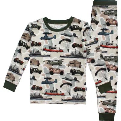 Fletch Babies'  The Brave 2.0 2 Piece Pajama Set In Multi