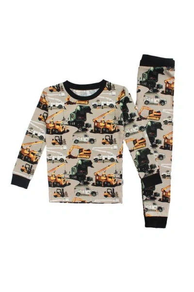 Fletch Babies'  Work Hard, Play Hard 2 Piece Pajama Set In Multi