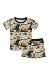 Fletch Work Hard, Play Hard 2 Piece Shorts Set In Multi