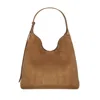 Fleu Women's Green Mousse Suede Olive Bag