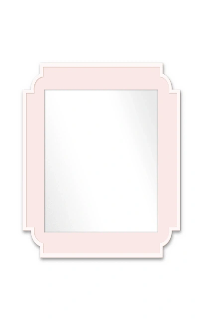 Fleur Camp Mirror In Pink