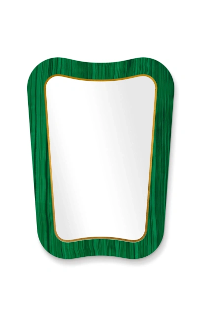 Fleur Carnival Mod Mirror In Green