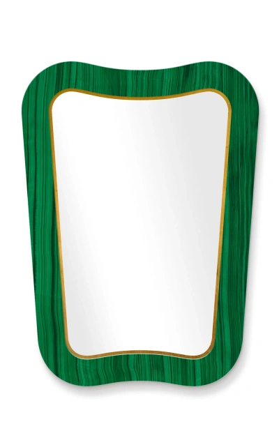 Fleur Carnival Mod Mirror In Green