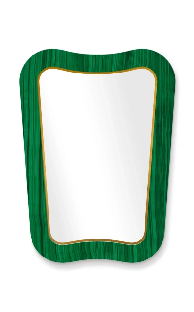 Fleur Carnival Mod Mirror In Green