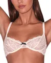 Fleur Du Mal Floral-embroidered Balconette Bra In Buttercup
