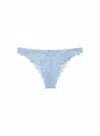 Fleur Du Mal Bianca Lace Cheeky In Blue