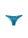 Fleur Du Mal Bianca Lace Cheeky In Animal Print
