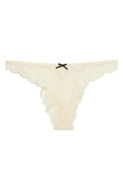 FLEUR DU MAL FLEUR DU MAL BIANCA LACE CHEEKY BRIEFS