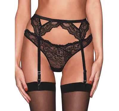 Fleur Du Mal Bianca Lace Garter