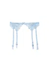 Fleur Du Mal Bianca Lace Garter Belt