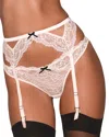 Fleur Du Mal Bianca Lace Thong In Buttercup