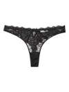 Fleur Du Mal Bianca Lace Thong In 黑色