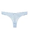 Fleur Du Mal Bianca Lace Thong In 蓝色