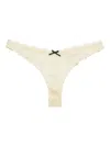 Fleur Du Mal Bianca Thong In Neutrals