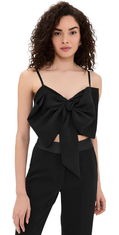 Fleur Du Mal Blair Bow Top Black