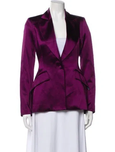 Pre-owned Fleur Du Mal Blazer W/ Tags In Purple