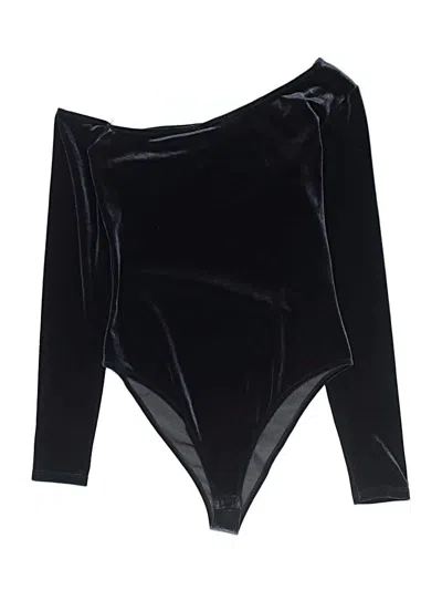 Pre-owned Fleur Du Mal Bodysuit In Black