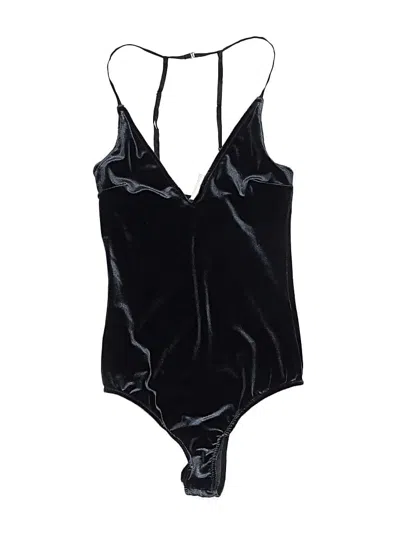Pre-owned Fleur Du Mal Bodysuit In Black