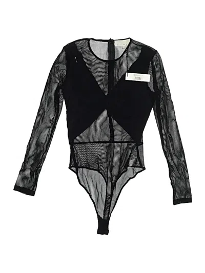 Pre-owned Fleur Du Mal Bodysuit In Black
