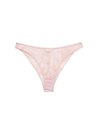 Fleur Du Mal Bouquet Lace Cheeky In Gold
