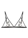 Fleur Du Mal Year Of The Rabbit Bra In Black