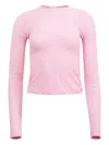 Fleur Du Mal Butter T-shirt In Pink