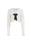 Fleur Du Mal Cashmere Cardigan In White