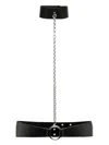 Fleur Du Mal Chain-link Leather Harness In Black