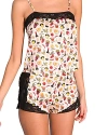 Fleur Du Mal Charlotte Lace Cami In Ivory Ciao