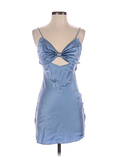 Pre-owned Fleur Du Mal Cocktail Dress In Blue