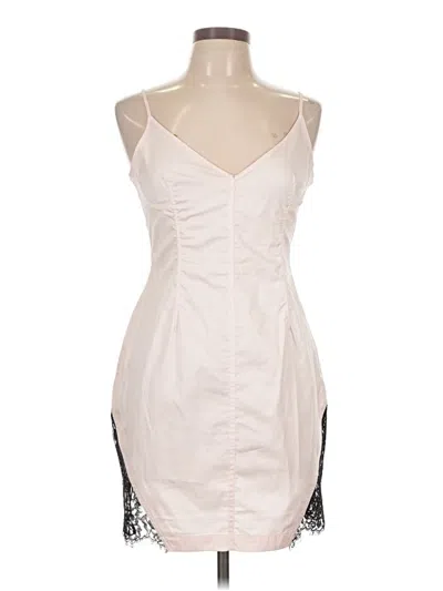 Pre-owned Fleur Du Mal Cocktail Dress In Ivory