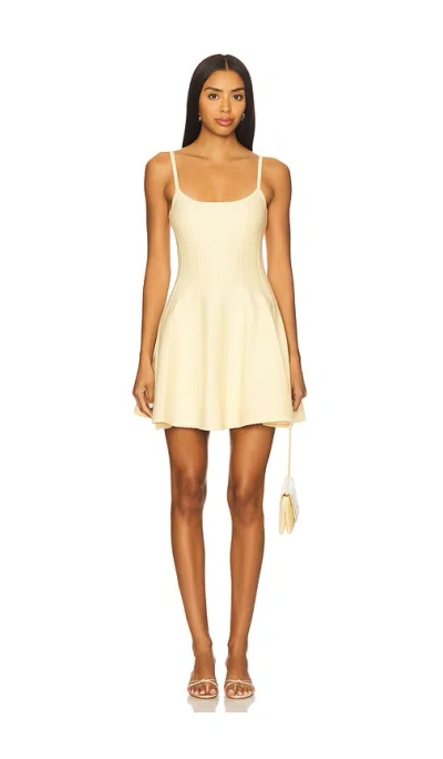 Fleur Du Mal Corset Dress In White