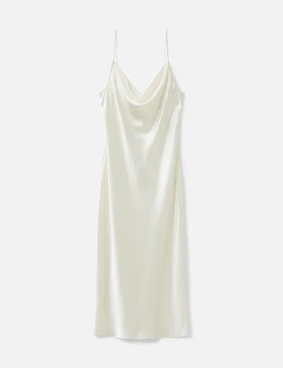 Fleur Du Mal Cowl Neck Slip In Nude