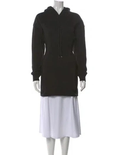 Pre-owned Fleur Du Mal Crew Neck Long Sleeve Hoodie W/ Tags In Black