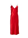 Fleur Du Mal Crystal Midi Low-back Slip In Multi